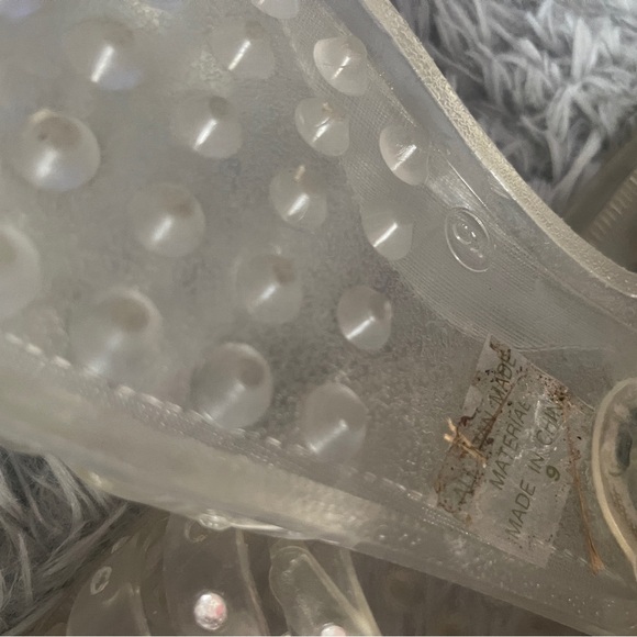 Steve Madden Gelato/Jelly Clear Paris Beach Sandals -sz 9 - Picture 4 of 4